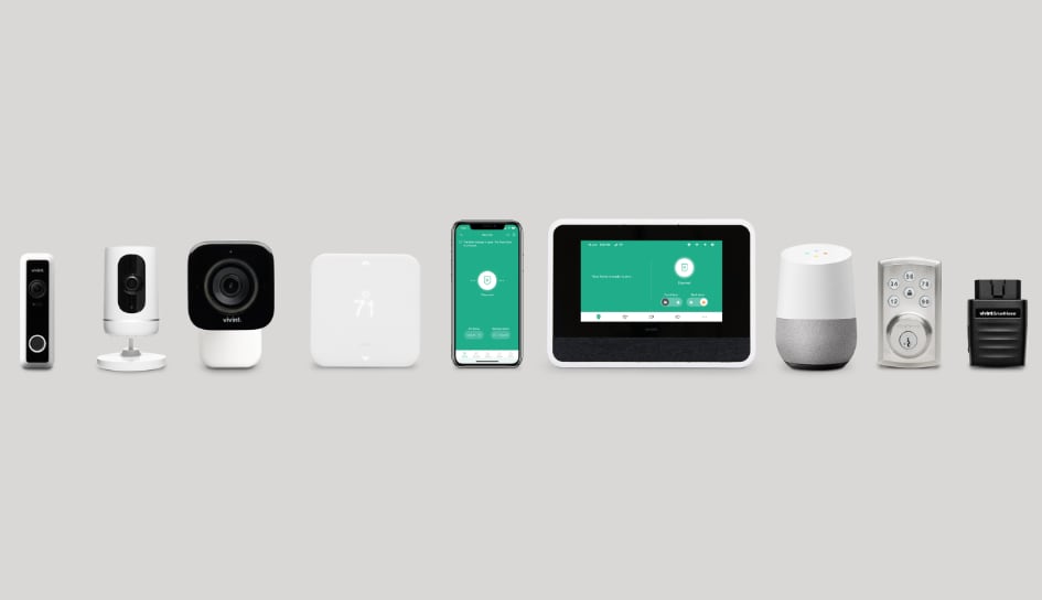 Vivint home security product line in Fort Lauderdale
